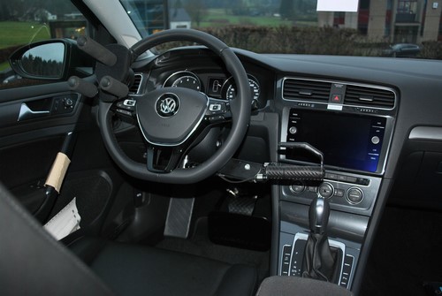 Intérieur adapté d'une VW Golf