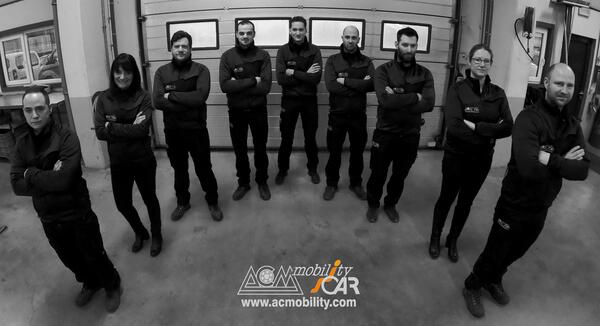 Equipe ACM Mobility - Adaptations de véhicules personnes handicapées en Belgique