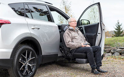 Siège pivotant de voiture pivotant - Assiste à tourner à 360 degrés pour  faciliter les transitions en position assise ou debout - Antidérapant 