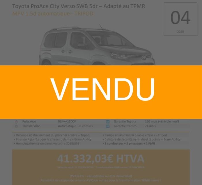Toyota 04 - Vendu