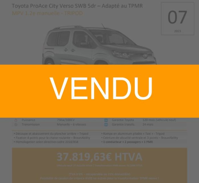 Toyota 07 - Vendu