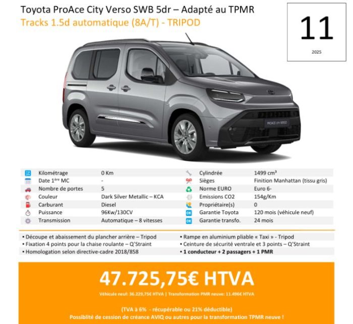 Toyota Proace City 11/2025