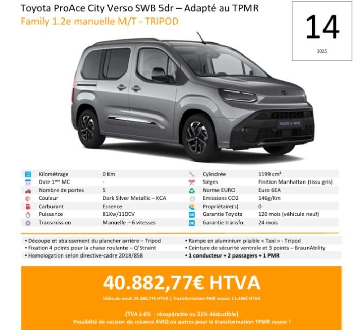 Toyota Proace City 14/2025
