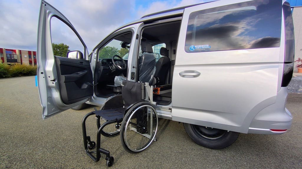 VW Caddy - Chargement chaise