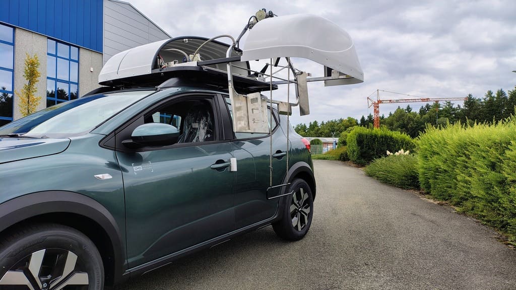 dacia sandero - Coffre toit chaise roulante