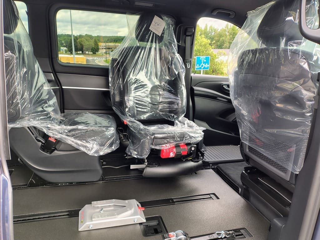 mercedes benz classe V - Siege pivotant embase turny 6way