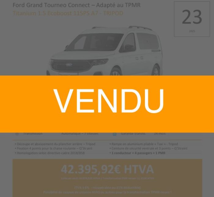 Ford Grand Tourneo 23 - Vendu