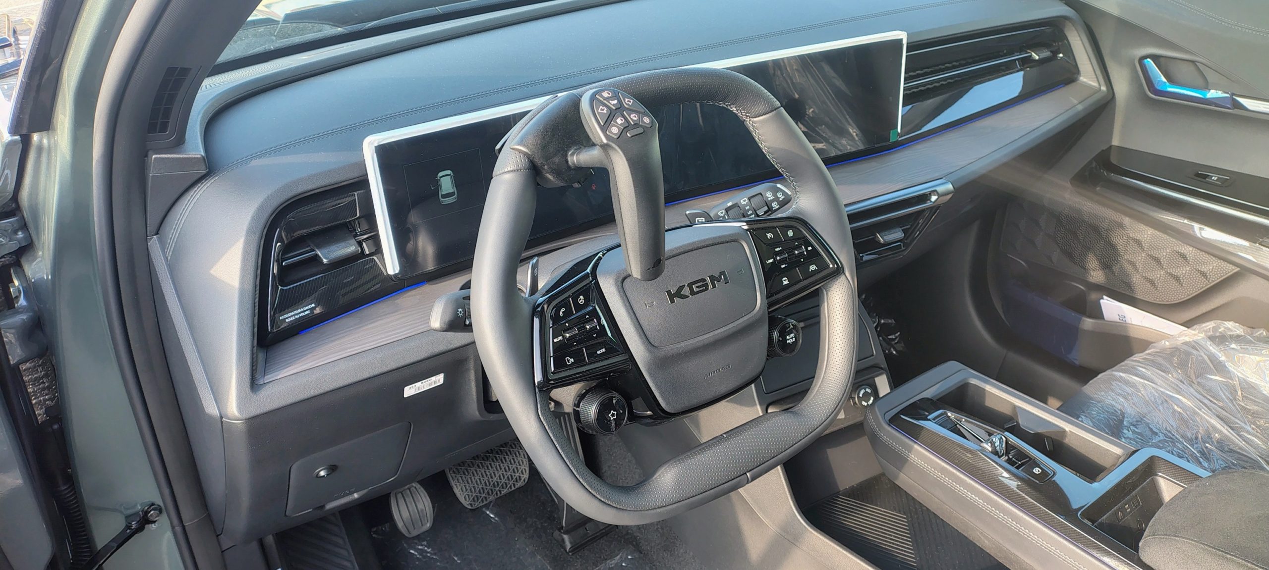 Volant adapté avec commandes sur KGM Actyon
