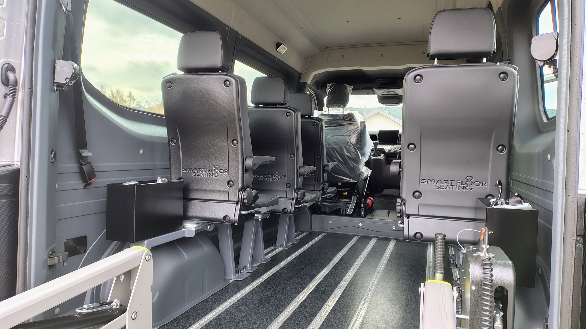 Sièges pliables Smartseat dans Renault Master L2H2